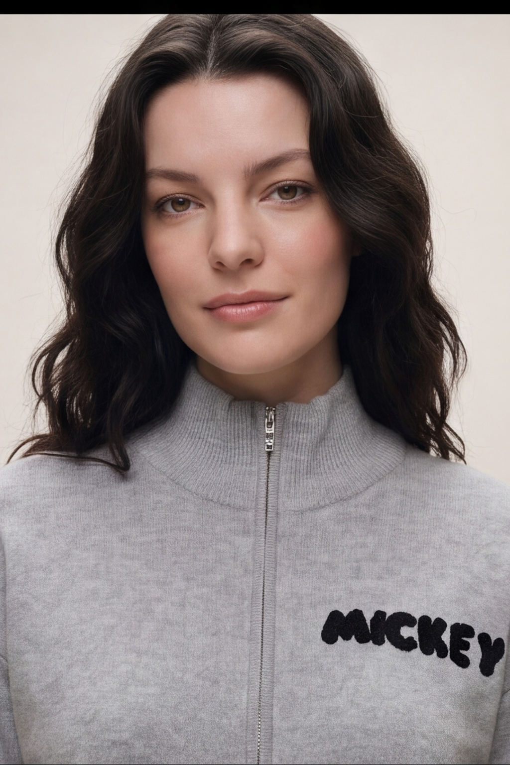 Set Mickey Zip Grey