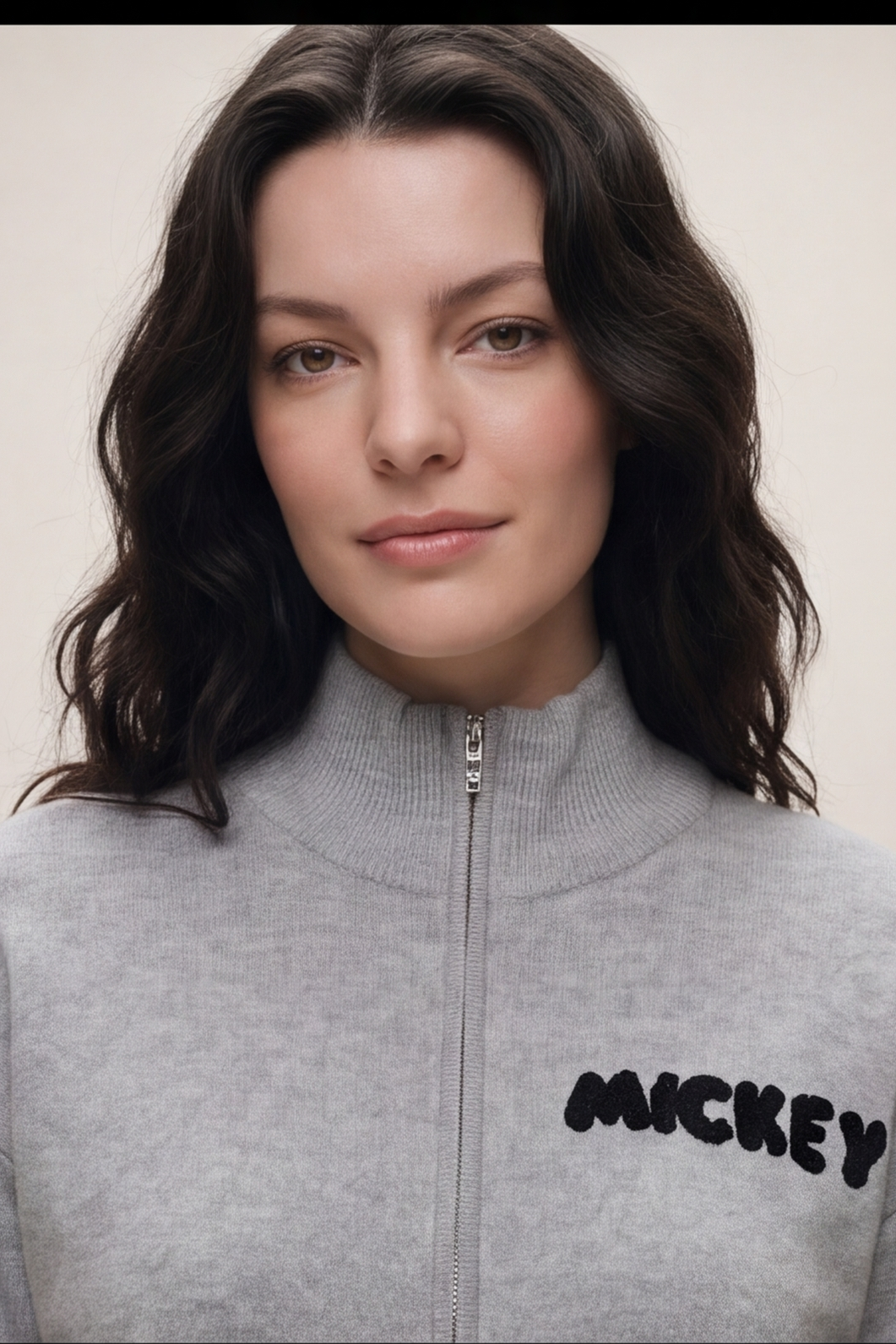 Set Mickey Zip Grey