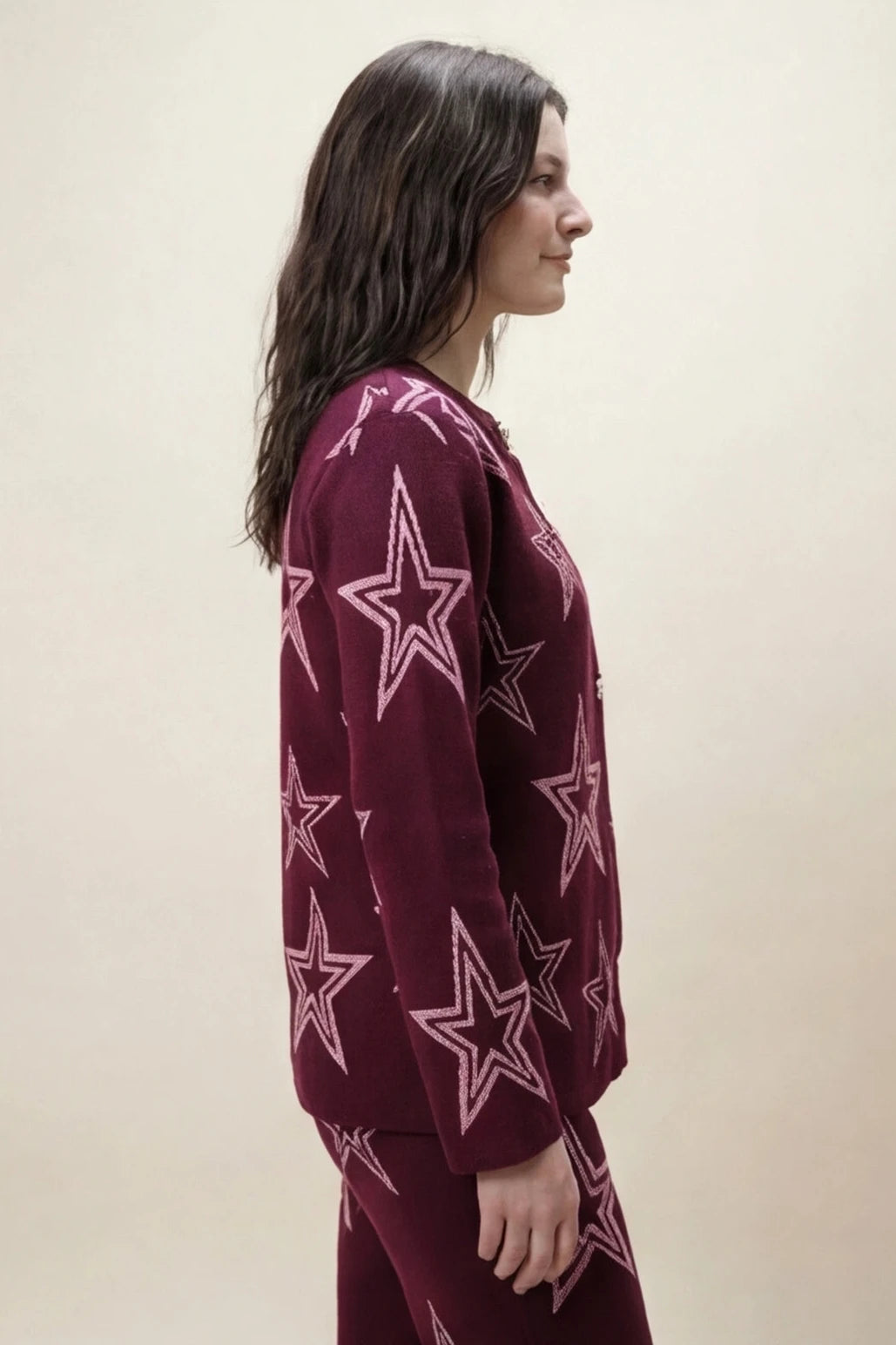 Set Full Of Stars Burgundy