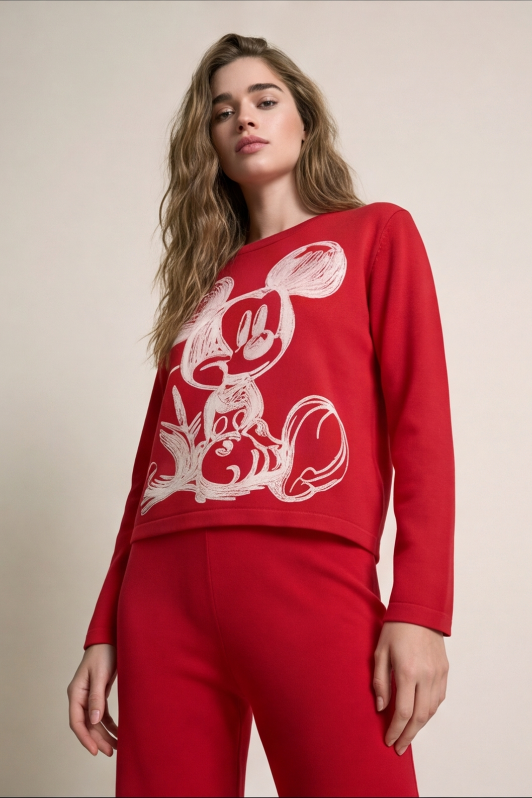 Set Mickey Cozy Red