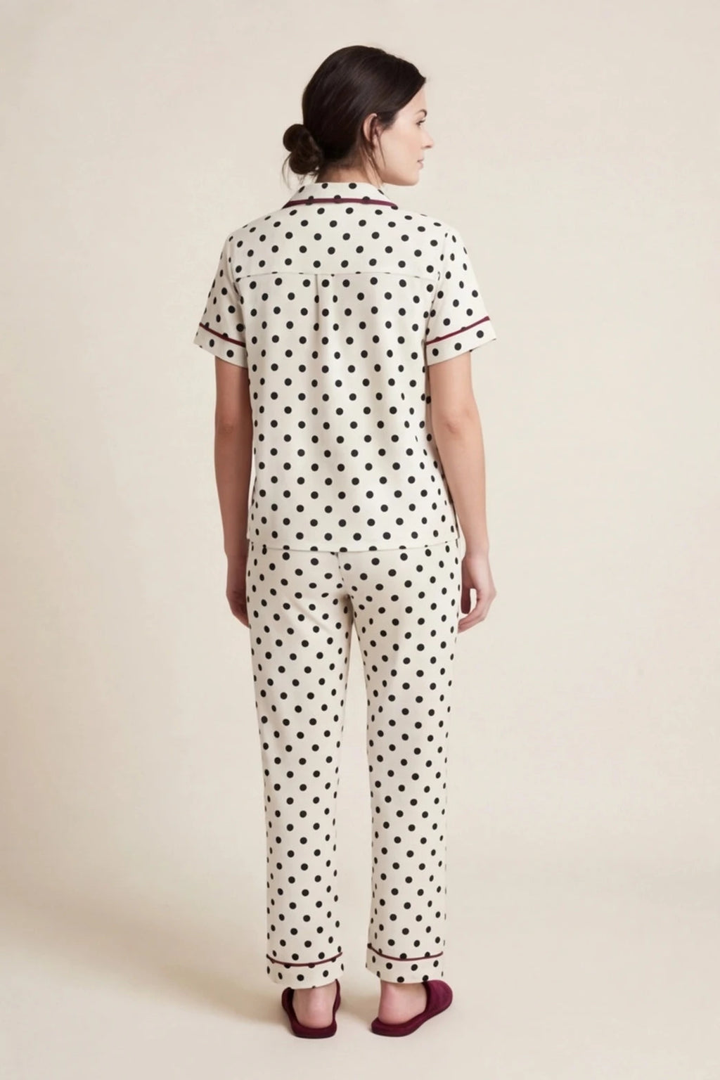 Pijama Polka Negro