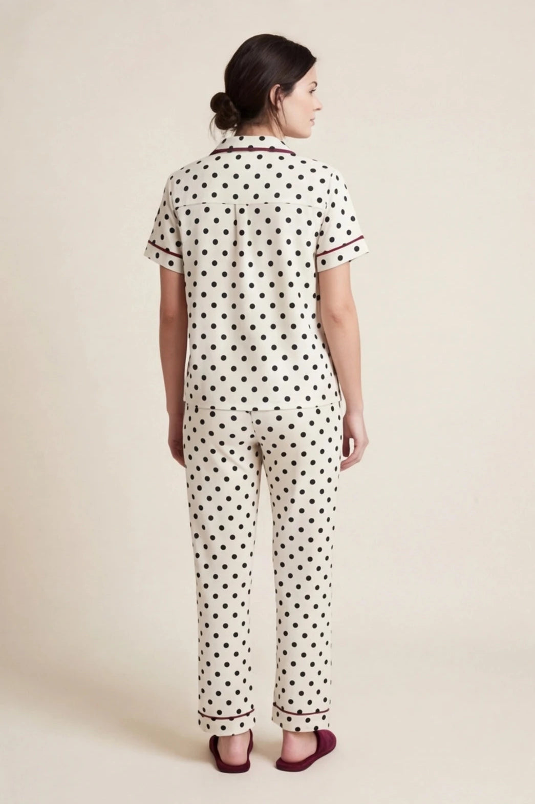 Pijama Polka Negro