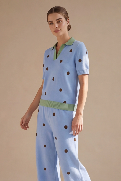 Set Polkah blue Preoder