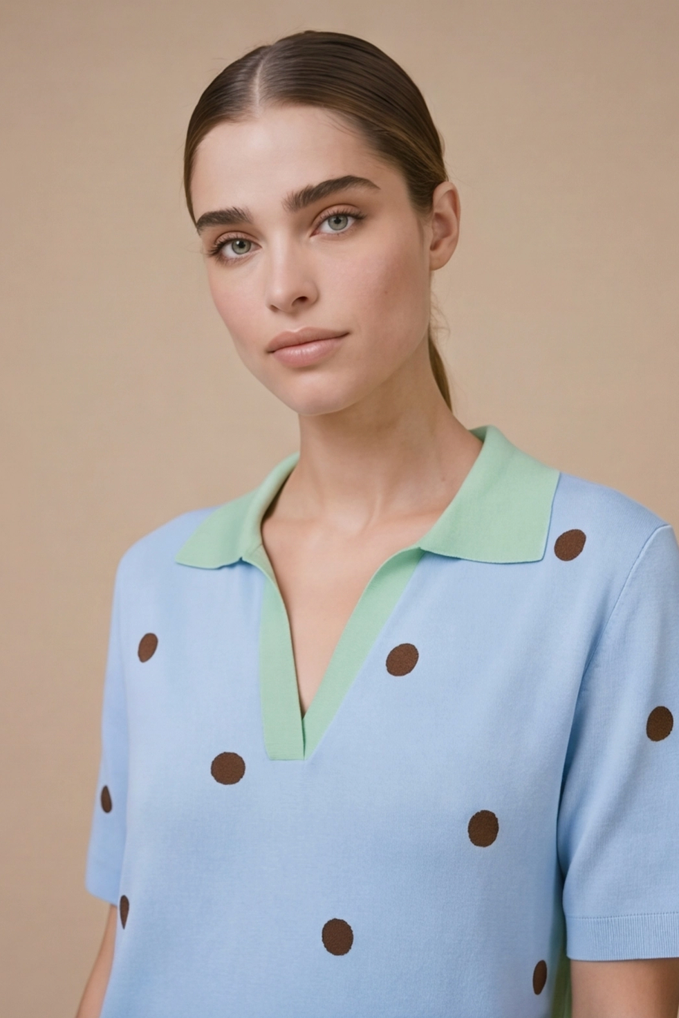Vestido polkah blue Preorder