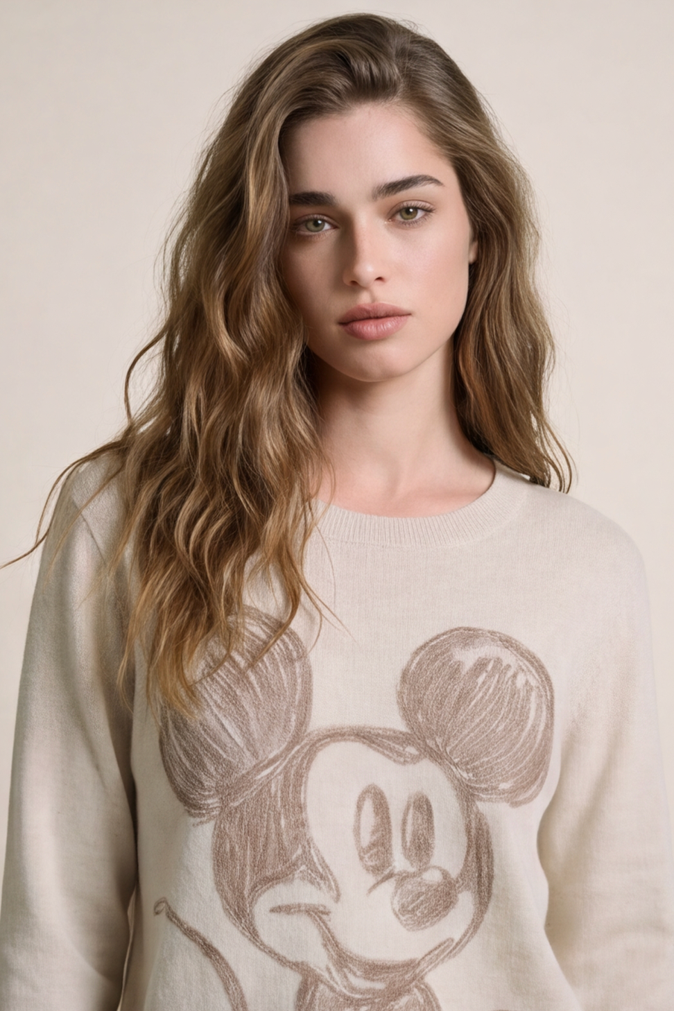 Set Mickey Cozy Beige