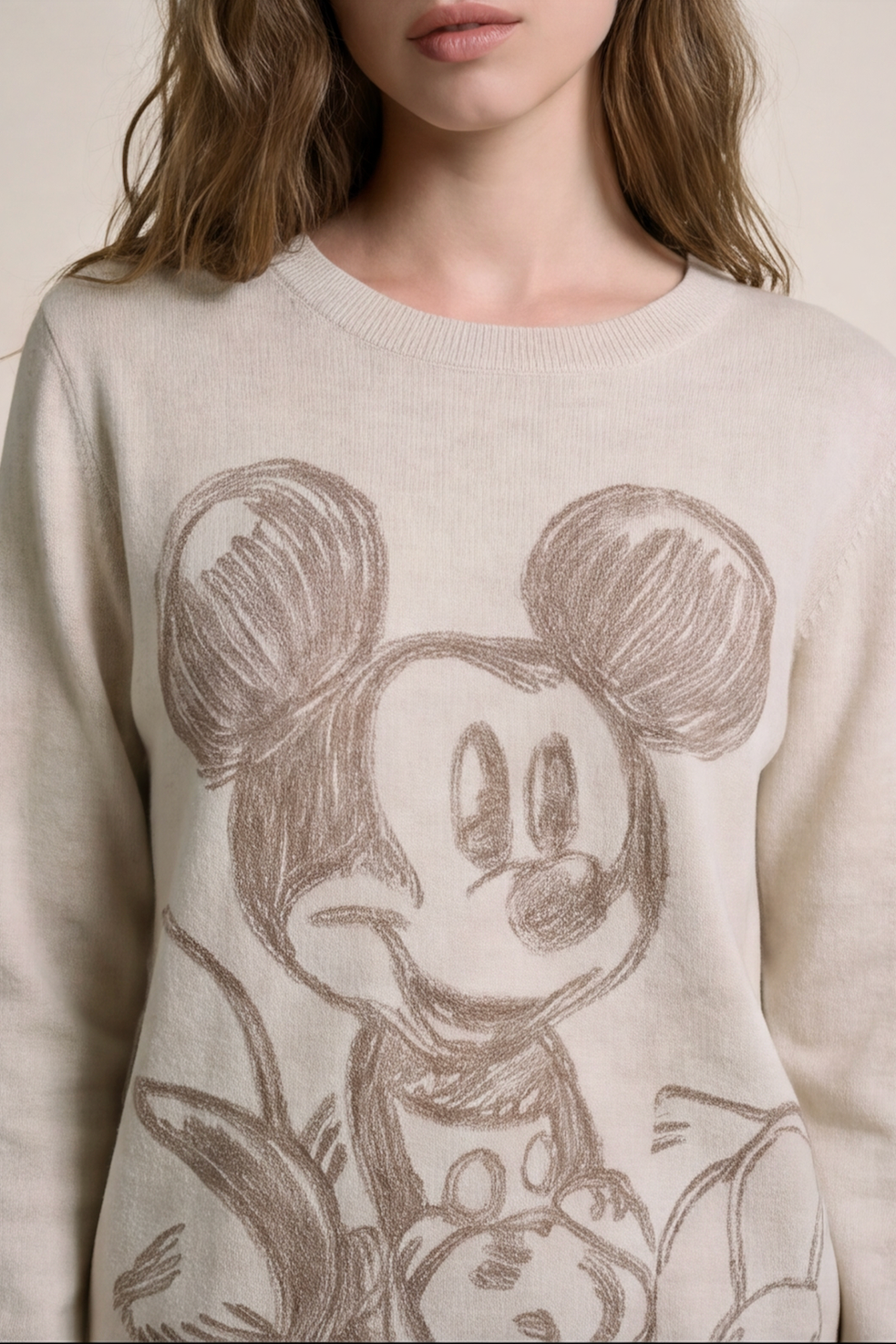 Set Mickey Cozy Beige
