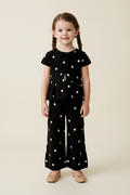 Set Bow Polkah Kids Negro