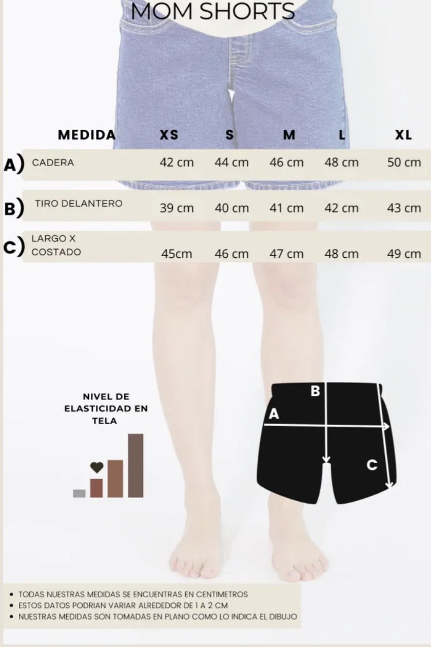 Le Mom Short White