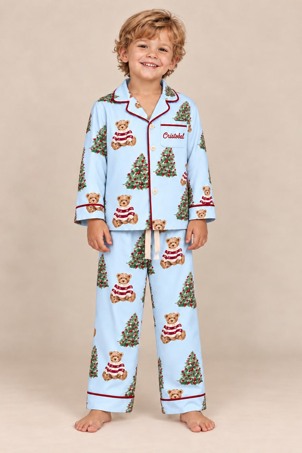 Pijama Christmas Bear Boy Preorder