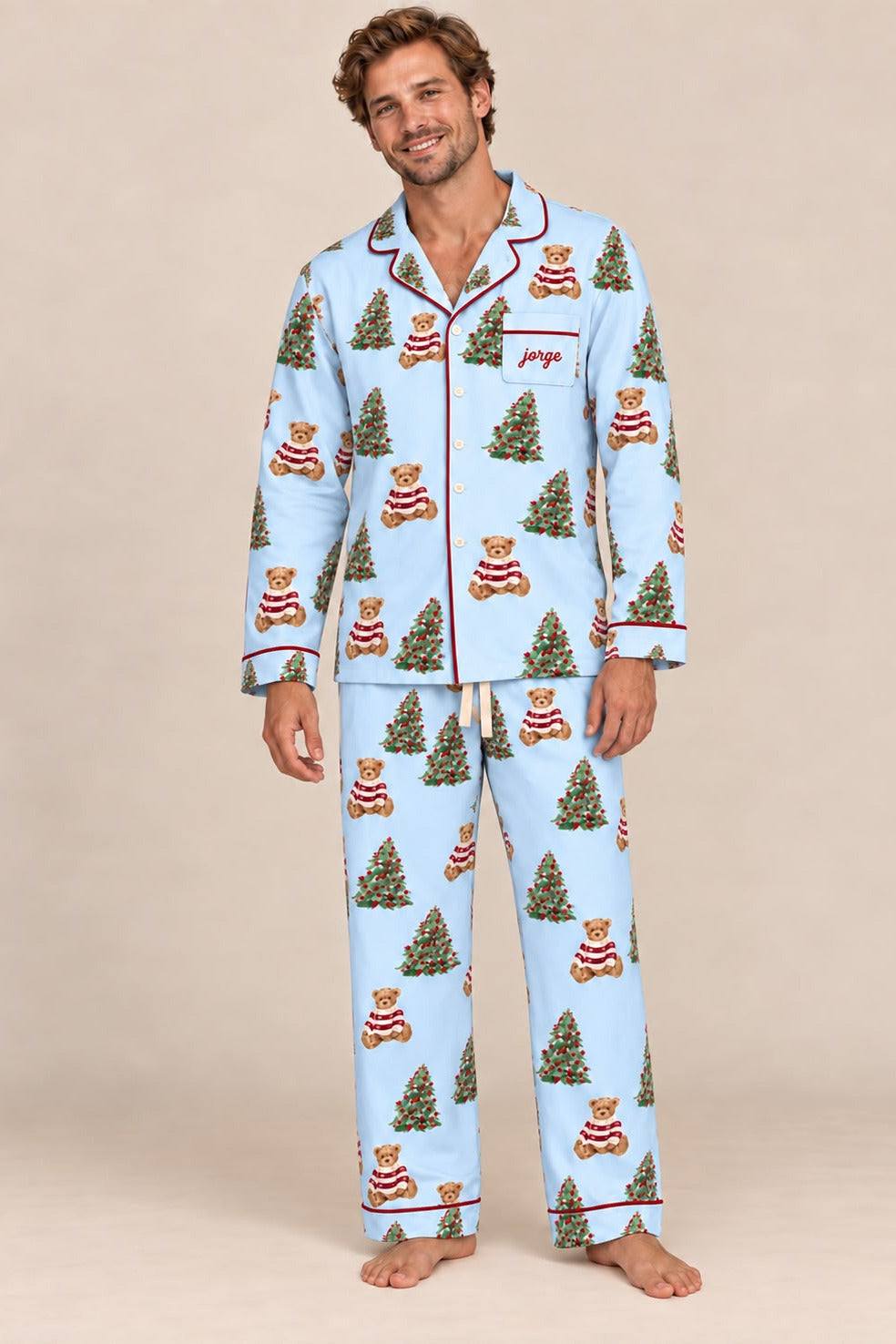 Pijama Christmas Bear Dad Preorder