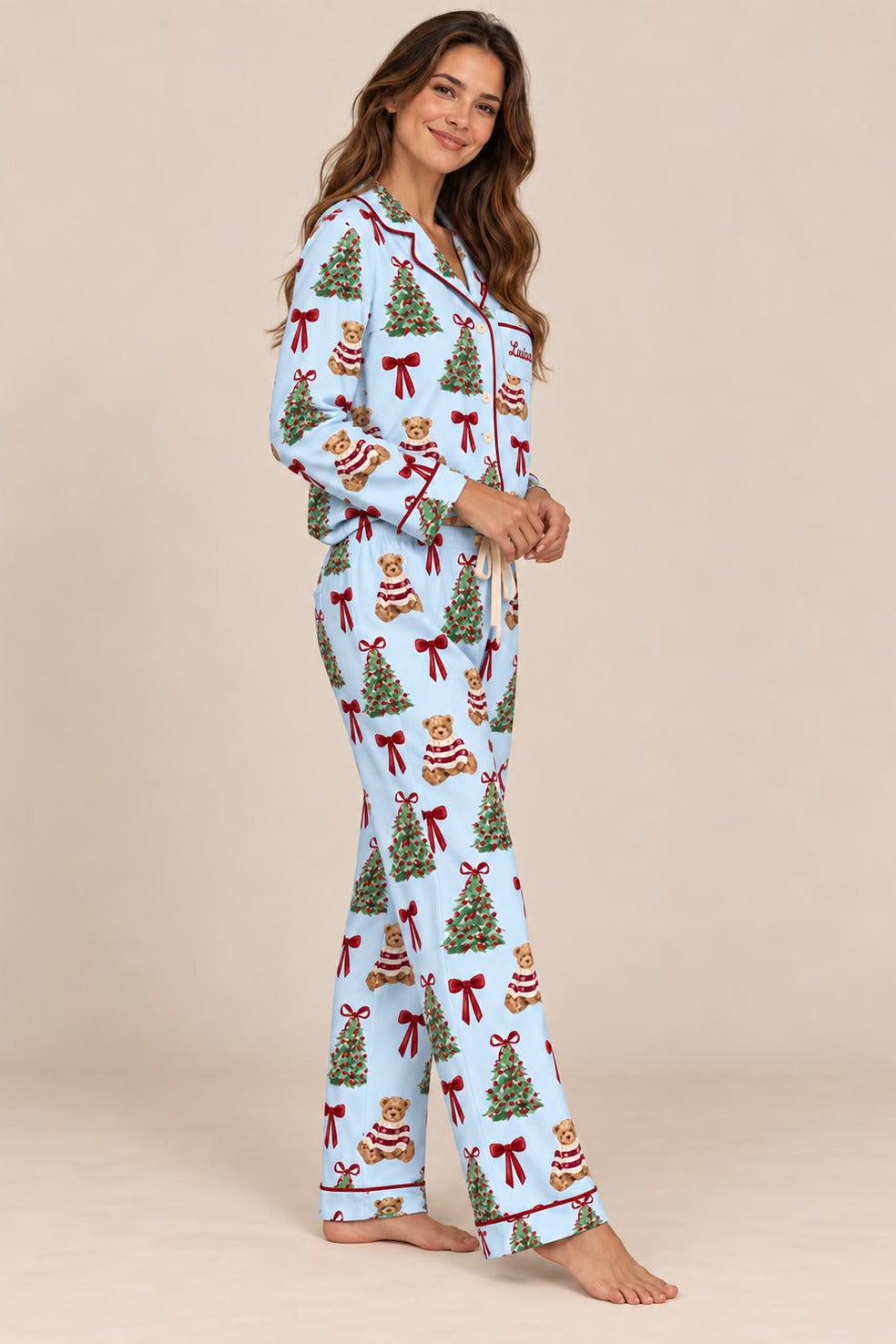 Pijama Christmas Bear Mom Preorder