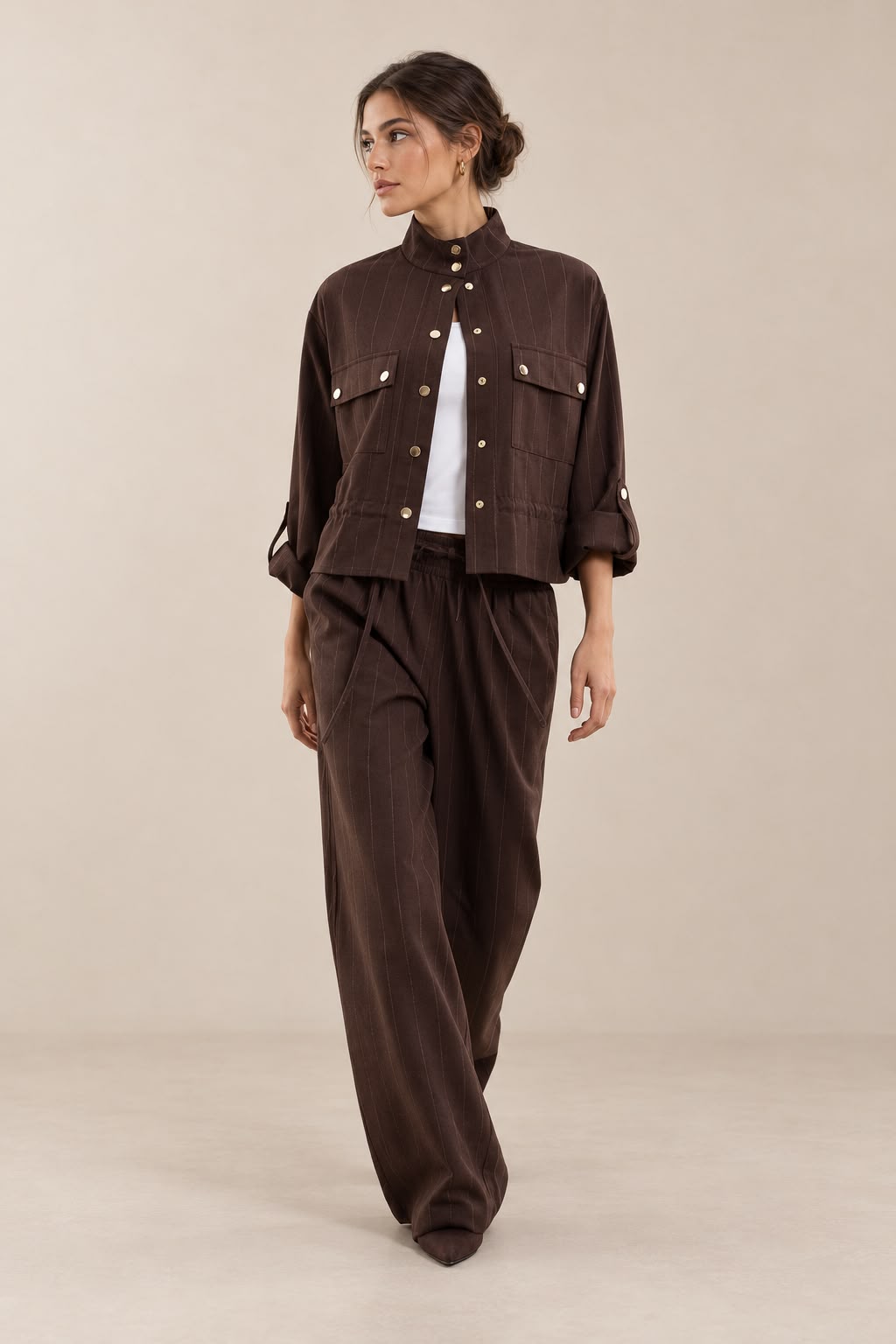 Set Almudena Brown