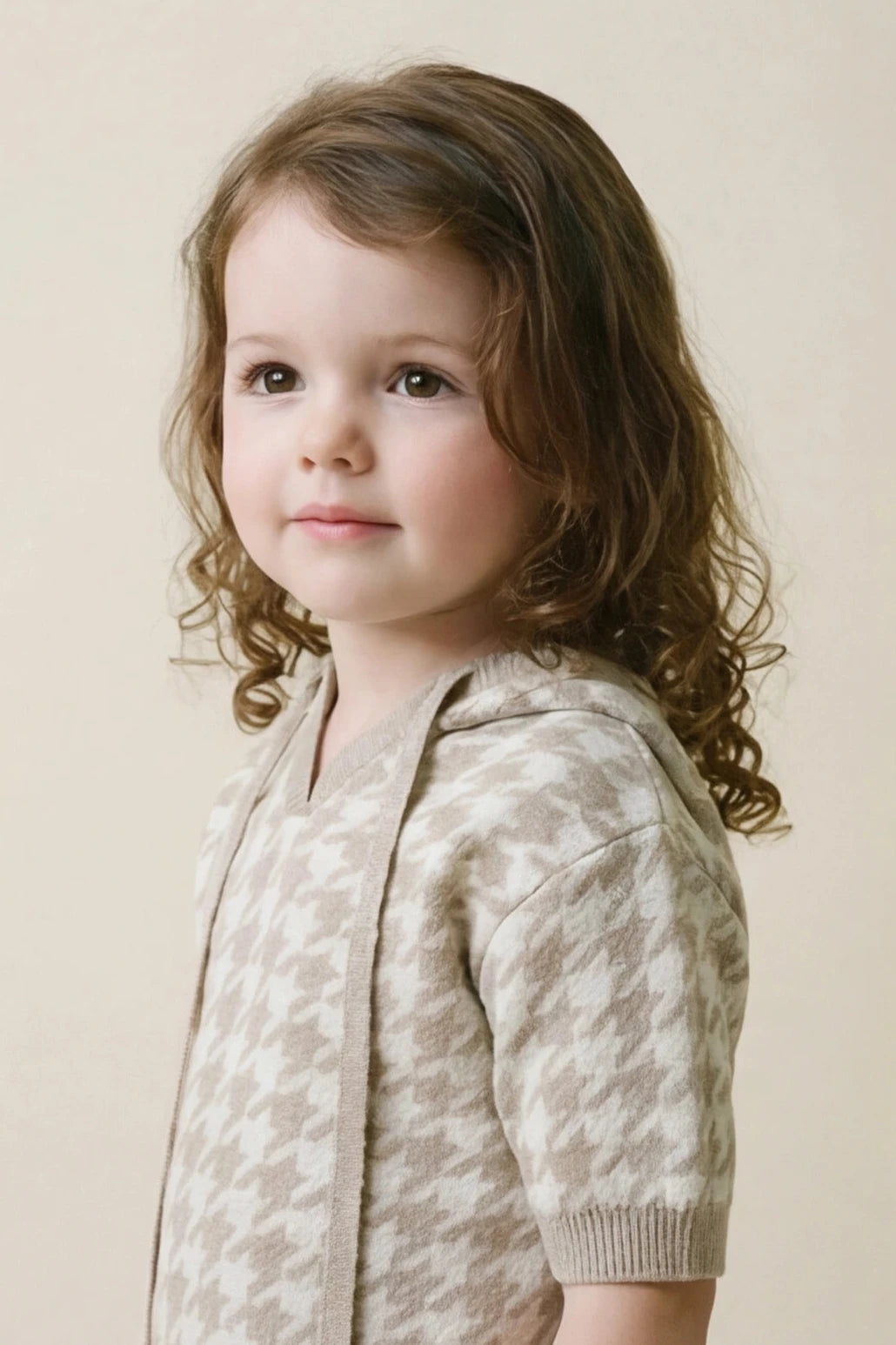 Set Tweed Girl Greyish