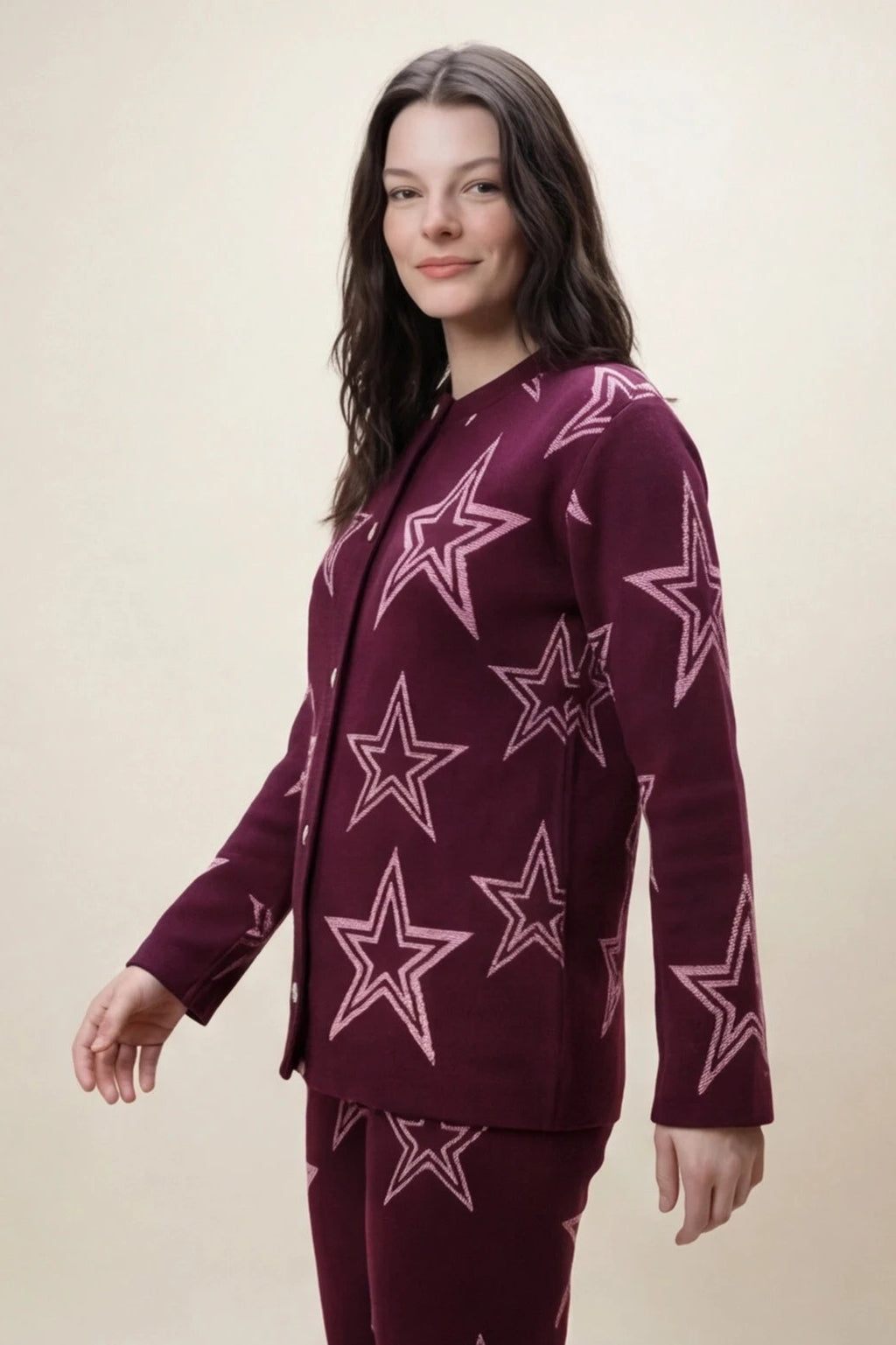Set Full Of Stars Burgundy