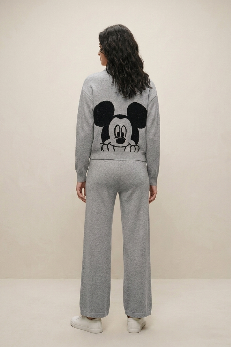 Set Mickey Zip Grey