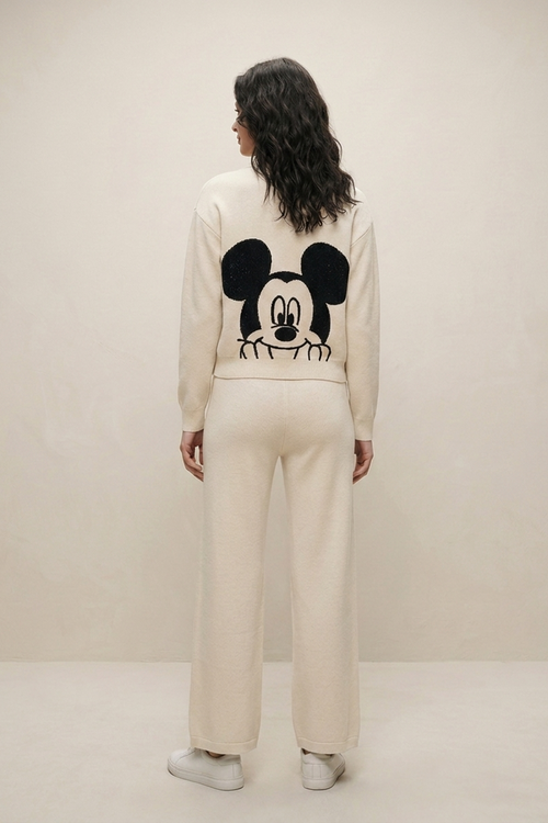 Set Mickey Zip Beige