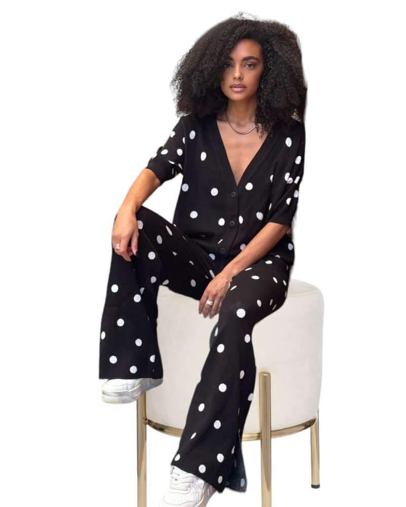Set Polka Dot Button Black - Image 2