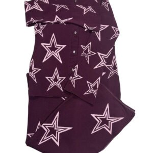 Set Full Of Stars - BURGUNDY/BABY PINK, PETITE