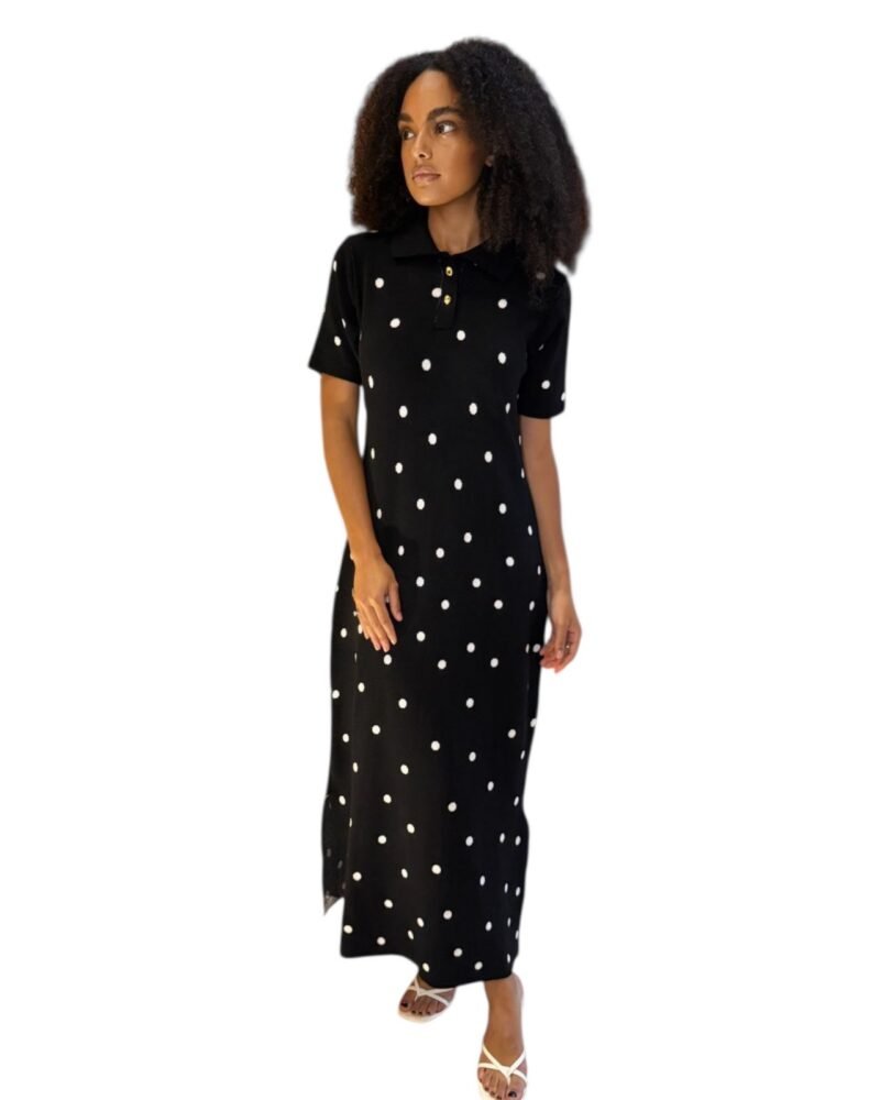 Vestido Polka Black